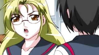 Forbidden Frenzy Anime Lesbians Desecrate the Hallowed Halls of Academia