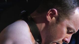 UNLEASHED Alex Hawks TripleThreat Orgasm Spectacular  Dildo Machine BAMFs His Bottom, He Jerks Off Like a Beast!