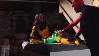 X Men Allie Haze and Jeanie Marie Sullivan are fucked by Magneto