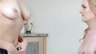 My Blond Step Daugther Enjoying Strapon Performance In Her Pussy - (Tagged).mp4 . <3