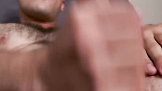 Andrew Miller - Introducing Himself to You with His Big Dick (Masturbaing).mp4. Full HD..