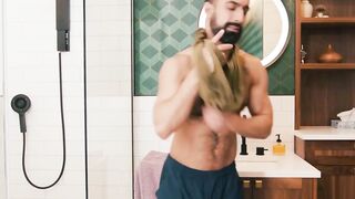 UNBRIDLED FURY Enzo Muller and Ali Rush Engulf Each Other in a SCORCHING Shower JerkOff Free For All