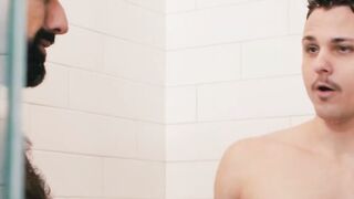 UNBRIDLED FURY Enzo Muller and Ali Rush Engulf Each Other in a SCORCHING Shower JerkOff Free For All