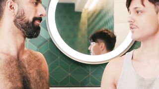 UNBRIDLED FURY Enzo Muller and Ali Rush Engulf Each Other in a SCORCHING Shower JerkOff Free For All