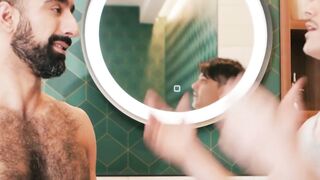 UNBRIDLED FURY Enzo Muller and Ali Rush Engulf Each Other in a SCORCHING Shower JerkOff Free For All