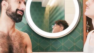 UNBRIDLED FURY Enzo Muller and Ali Rush Engulf Each Other in a SCORCHING Shower JerkOff Free For All