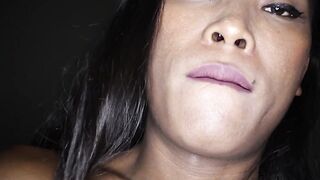 UNLEASH THE BEAST Busty Thai Ladyboy Teen Bares All for Her European Master!