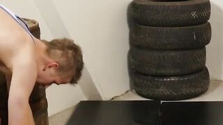 Big dick wrestler Nick Vargas pounds raw his sparring buddy