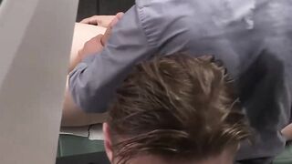 SEXY DOCTOR MARCO NAPOLI SPITROASTS PATIENT DURING A THREEWAY WITH COLE CHURCH AND HORNY Darron featuring (1) -(2).