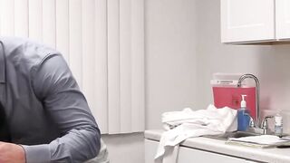 SEXY DOCTOR MARCO NAPOLI SPITROASTS PATIENT DURING A THREEWAY WITH COLE CHURCH AND HORNY Darron featuring (1) -(2).