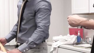 SEXY DOCTOR MARCO NAPOLI SPITROASTS PATIENT DURING A THREEWAY WITH COLE CHURCH AND HORNY Darron featuring (1) -(2).