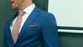 Suit and tie Welcum Leander and Shane Jackson analfucking