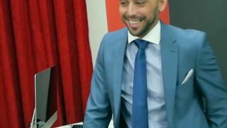 Suit and tie Welcum Leander and Shane Jackson analfucking