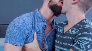 Hunk Johnny B begs to fucked in his tight ass relentlessly by his muscled buddy