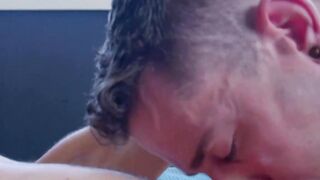 Hunk Johnny B begs to fucked in his tight ass relentlessly by his muscled buddy