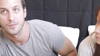 Babe gets fucked in front of her husband while he watches on cam (cucked).