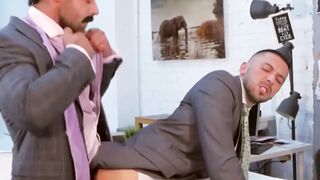 SUITED UP FOR DESTRUCTION Shane Jackson  Teddy Torres Unleash Their Office Inferno