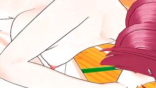 Аглаею и Момо трахают в киску в бане 1 серия