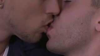 White young stud Lance Taylor got his bouncy butt drilled by hung Roman Todd