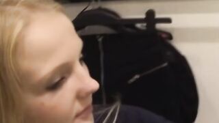 Fitting Room Frenzy Blonde Bombshell Devours Strangers Cock in ButtonText Throne LOL Pants Enlightenment!.