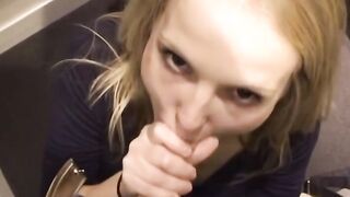 Fitting Room Frenzy Blonde Bombshell Devours Strangers Cock in ButtonText Throne LOL Pants Enlightenment!.