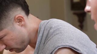 UNLEASH THE BEAST Quin Quire Tears Greyson Myles Hole Apart in Brutal Raw Threeway Frenzy!