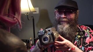 Big Titted Goddess Evilyn Ink tattoos Ivan then masturbates