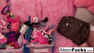 Alison Tyler and her friend have lesbo fun
