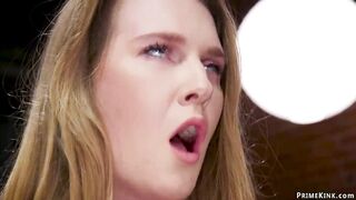 Dyke slaves anal fisted and banged