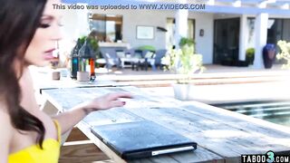 Nasty mom housewife Kendra Lust pounded roughly by 2 kinky
