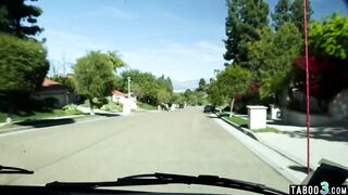 Nasty mom housewife Kendra Lust pounded roughly by 2 kinky