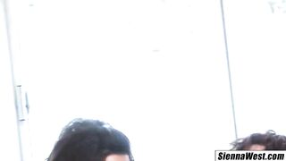Sienna West services sugardaddy swallows his cum after fucking