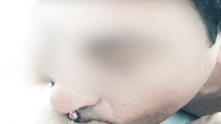 Toyboy Licking and Eating milf Cunt with Passion and then