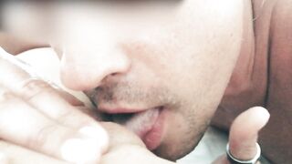Toyboy Licking and Eating milf Cunt with Passion and then
