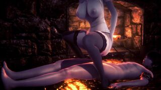 Dominated by Tall Lady Dimitrescu(3D PORN)|Resident Evil Village