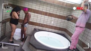 Making of: experienced crown making movie with brandy full of