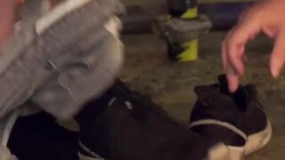 LOCKED DOWN  LOVIN IT Skinny Twink Slave Gets Tormented by Dominant Master in Explicit BDSM Session