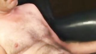 "Mature Mustached Man's Intimate Solo Masturbation Journey"