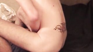 UNLEASH THE BEAST Chiseled Gay Hunk Drenches His RockHard Cock In Lube And Busts A Nut Like A FOUNTAIN