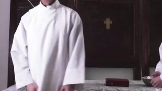 Baptized in Fire Priest Consecrates Catholic Twink in Unholy Ritual