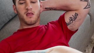 UNBELIEVABLE DEPTH! Zane Porters BIG COCK DEVOURS Handsome Jock Quentin Gainzs BEAUTIFUL ASS