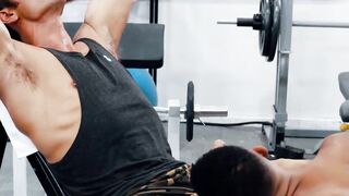 ATHLETIC WHITE BOY GETS HIS ASS PUMPED...IN EVERY WAY!