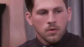 Closeted married dude Brendan Cage loved the priests hung dick