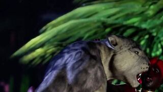 Furry Succubus Enjoys Outdoor Fun During Rainstorm (Furries Animated)