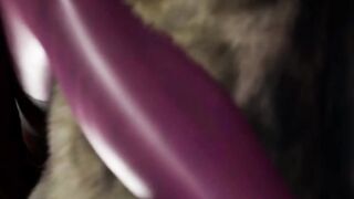 Furry Succubus Enjoys Outdoor Fun During Rainstorm (Furries Animated)