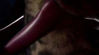 Furry Succubus Enjoys Outdoor Fun During Rainstorm (Furries Animated)