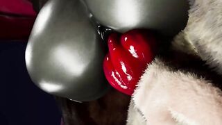 Furry Succubus Enjoys Outdoor Fun During Rainstorm (Furries Animated)