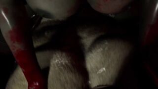 Furry Succubus Enjoys Outdoor Fun During Rainstorm (Furries Animated)