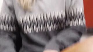 Blonde Krissy Knight sucks and fucks her roommate in their dorm mate