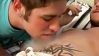 "Huge-Dick Monster Cock Drills Hunk's Ass - Gay Porn"